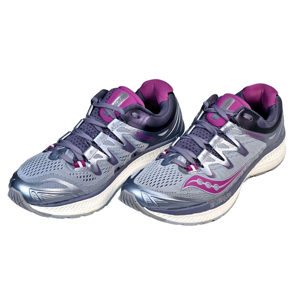 Saucony Women's Triumph ISO 4 Size 6.5 Running Shoes Fog Grey Purple S10413-1 - Picture 2 of 9